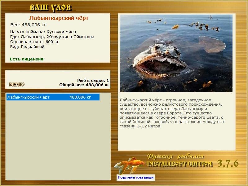 РУССКАЯ РЫБАЛКА Installsoft Edition 