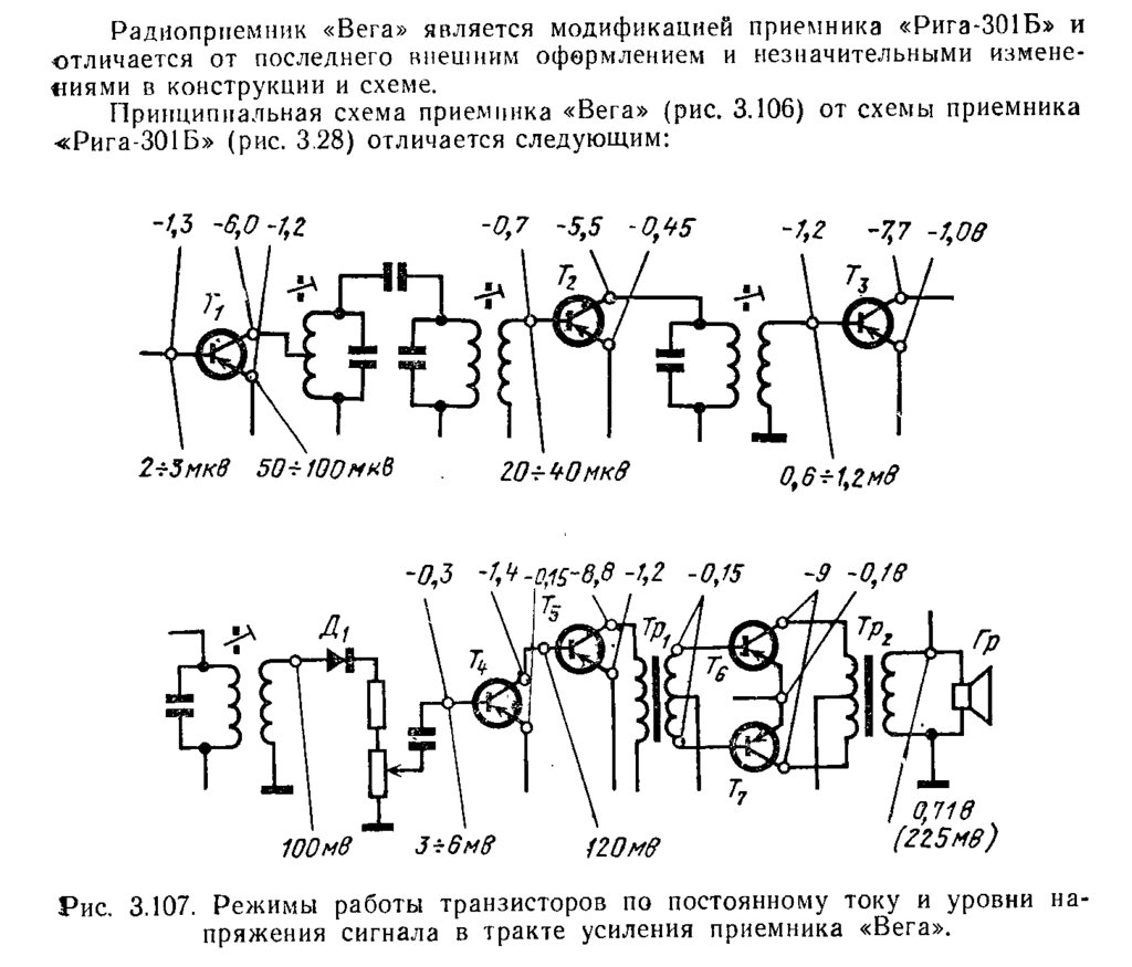  ВЭФ-202, усиление УНЧ