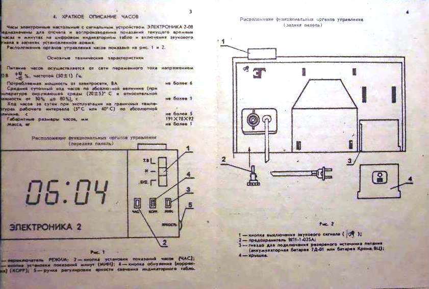 Часы Электроника 2-08
