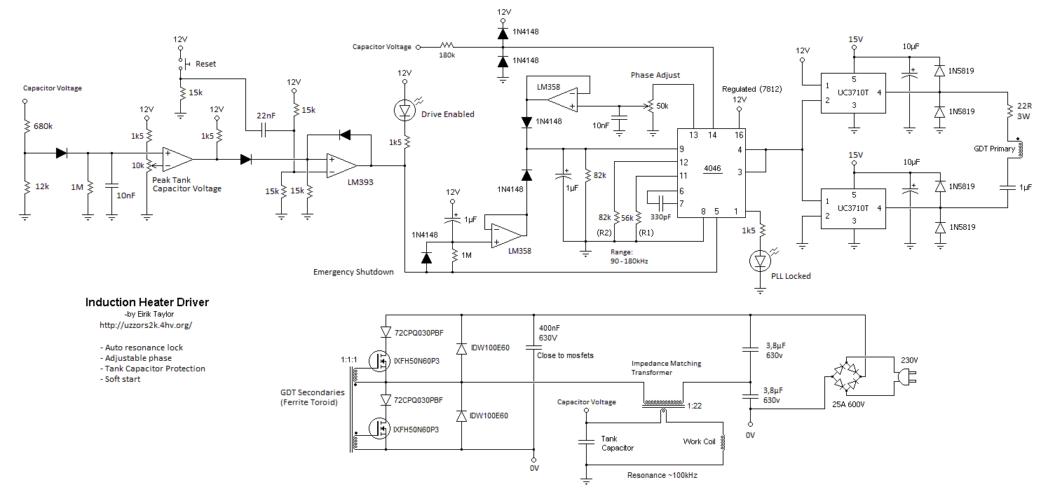 Схема индукционной плиты kitfort kt 109