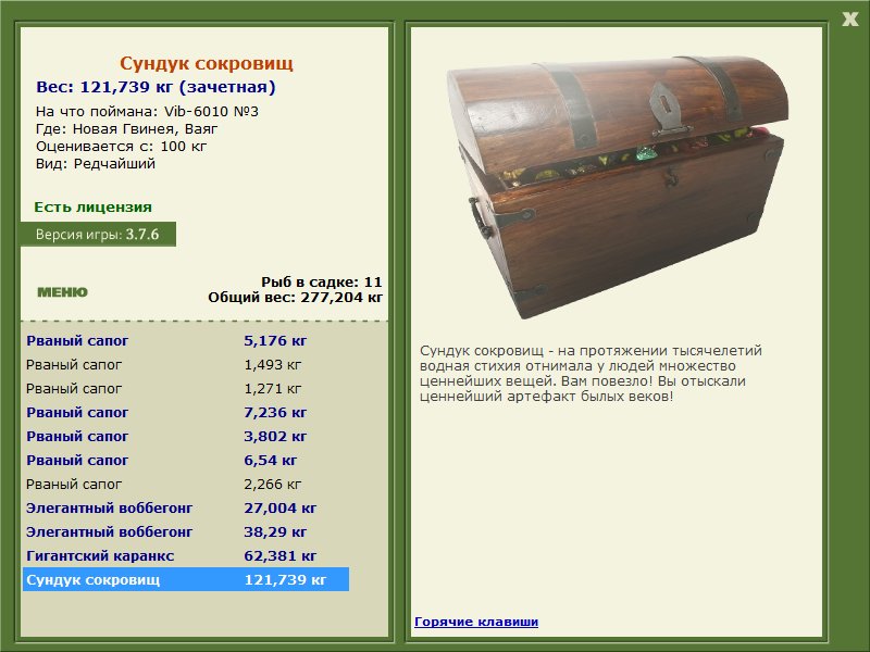 Сундук сокровищ 