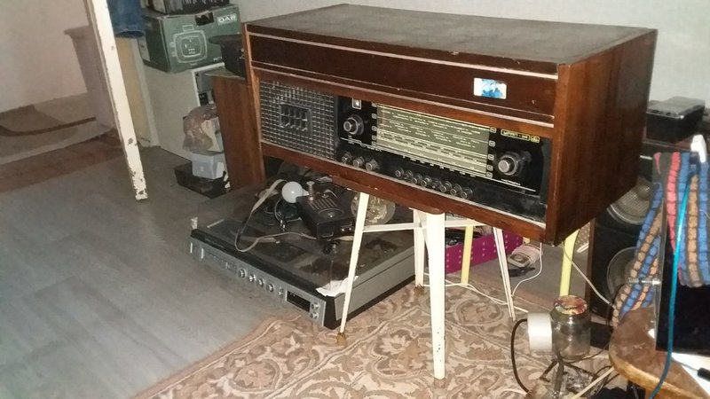 Радиола Урал-114,1980г.в.,последняя ламповая радиола СССР.