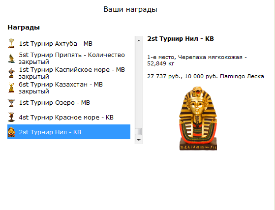 турниры • РУССКАЯ РЫБАЛКА