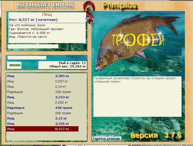 Небольшой просвет 