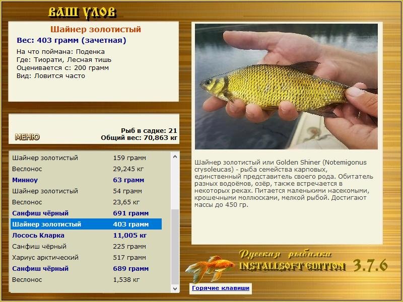 РУССКАЯ РЫБАЛКА Installsoft Edition 
