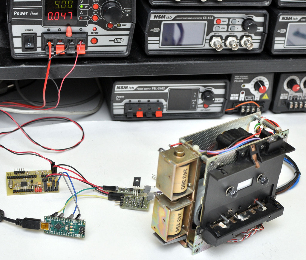 Capstan motor quartz drive