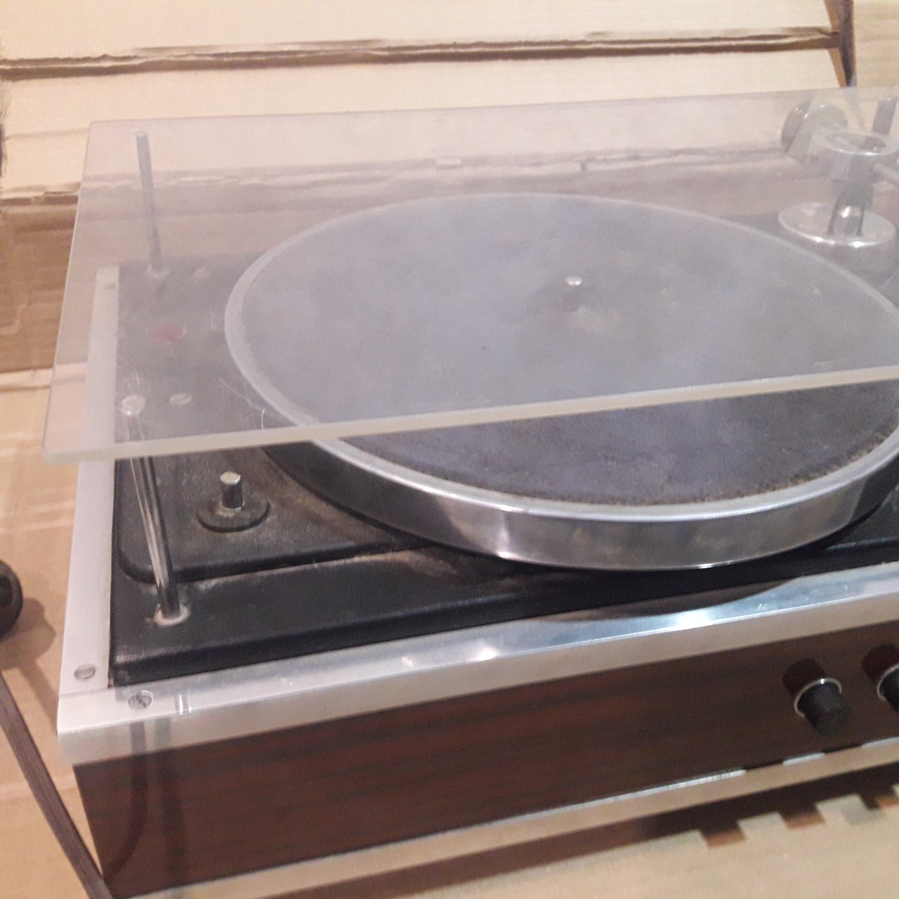 Самодельная вертушка (просто впервые попалась)