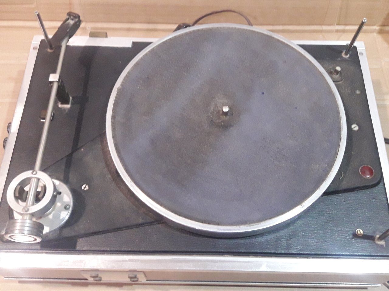 Самодельная вертушка (просто впервые попалась)