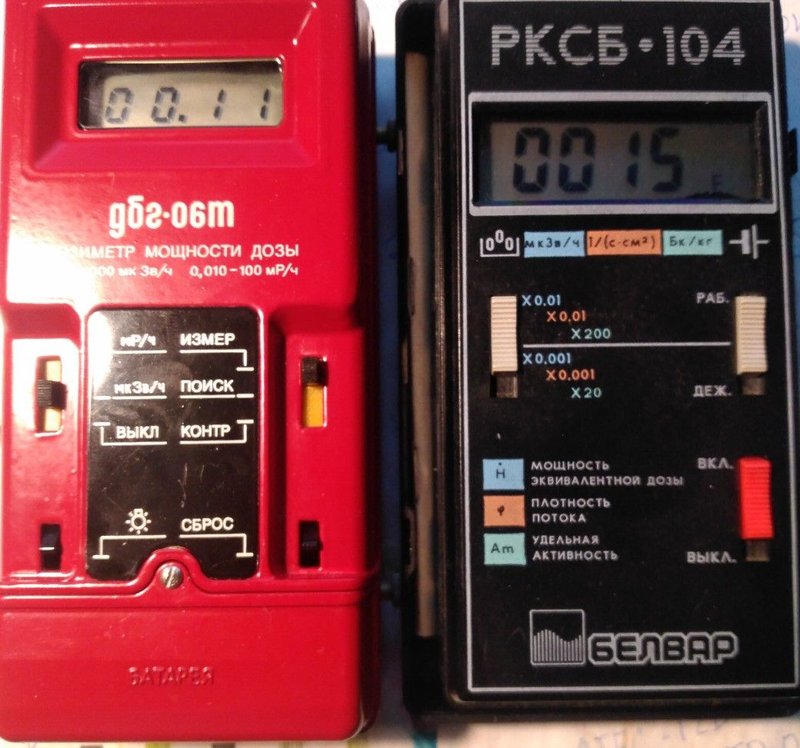 Ремонт дозиметра РКСБ-104 и других