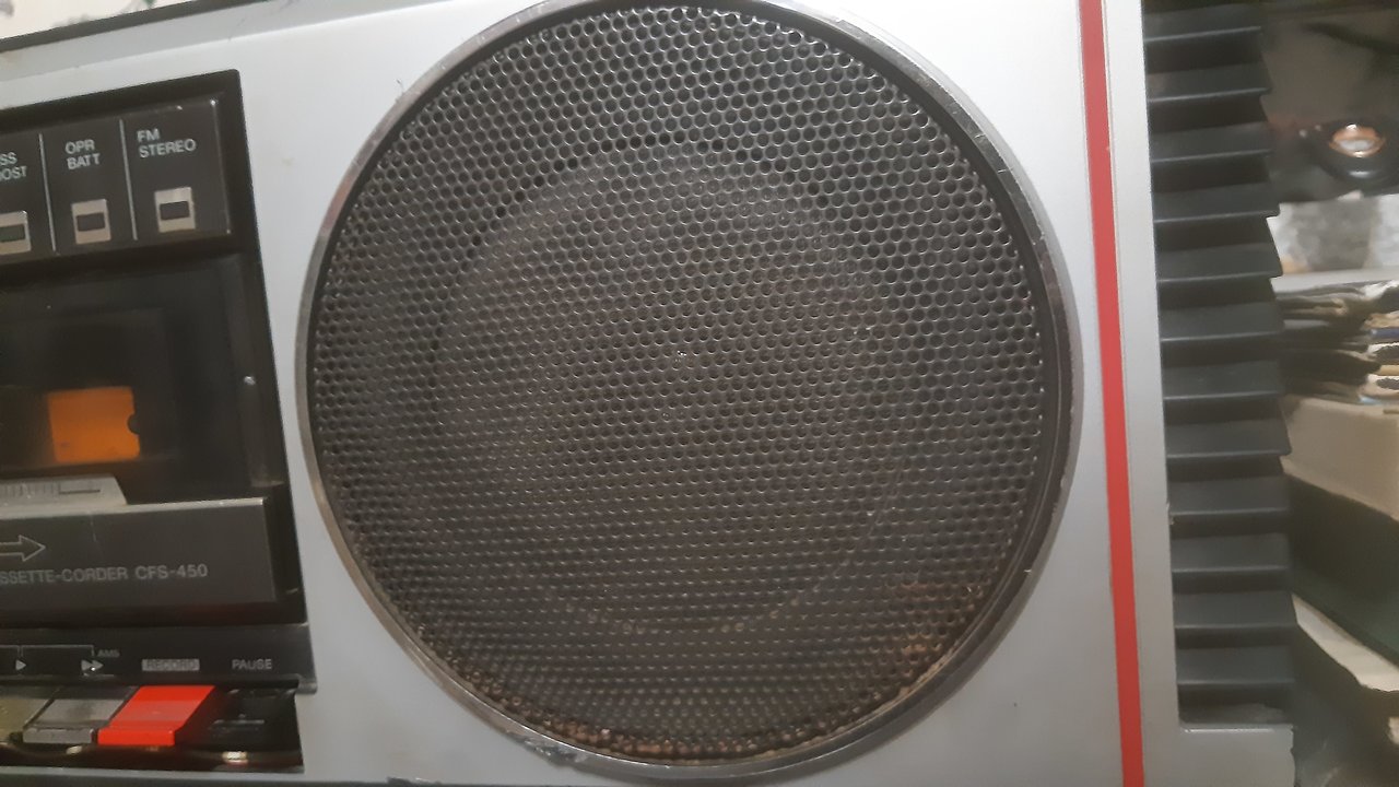  Магнитола Sony CFS-450 (Japan, 1982г.в.), FM 76-188, 100V