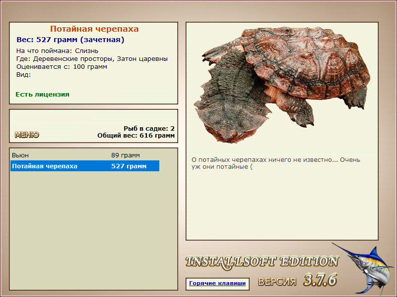 Потайная черепаха 