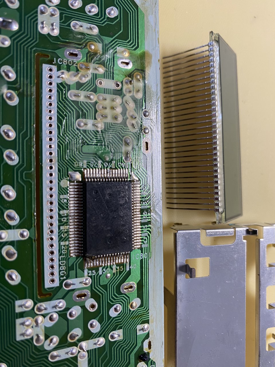 Подсветка дисплея магнитолы Panasonic rx-ct 980