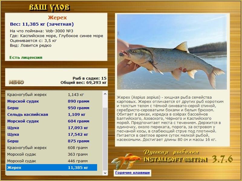 РУССКАЯ РЫБАЛКА Installsoft Edition 