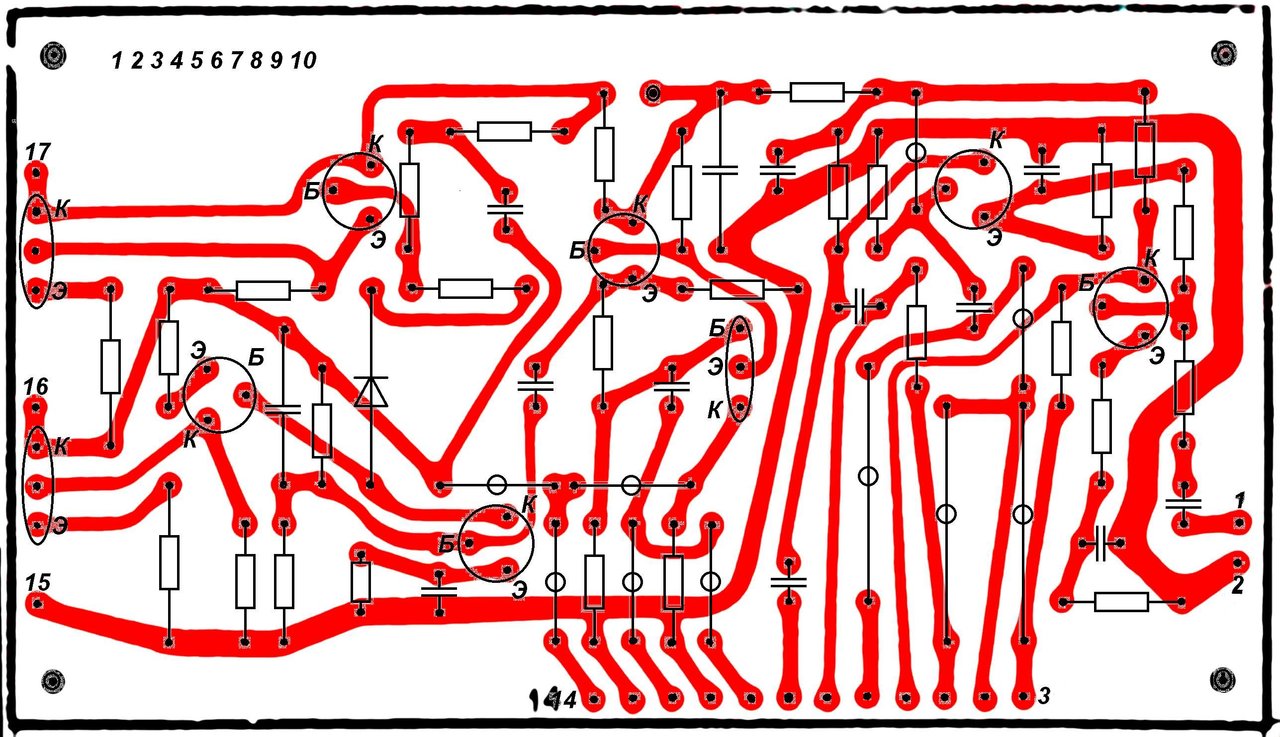 Опознать схему УНЧ на германии