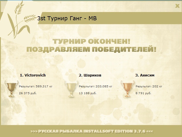  Максимальный Вес • Praise-турниры • РУССКАЯ РЫБАЛКА