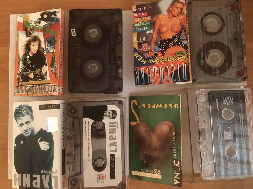  Кассеты разное, перезапись в том числе