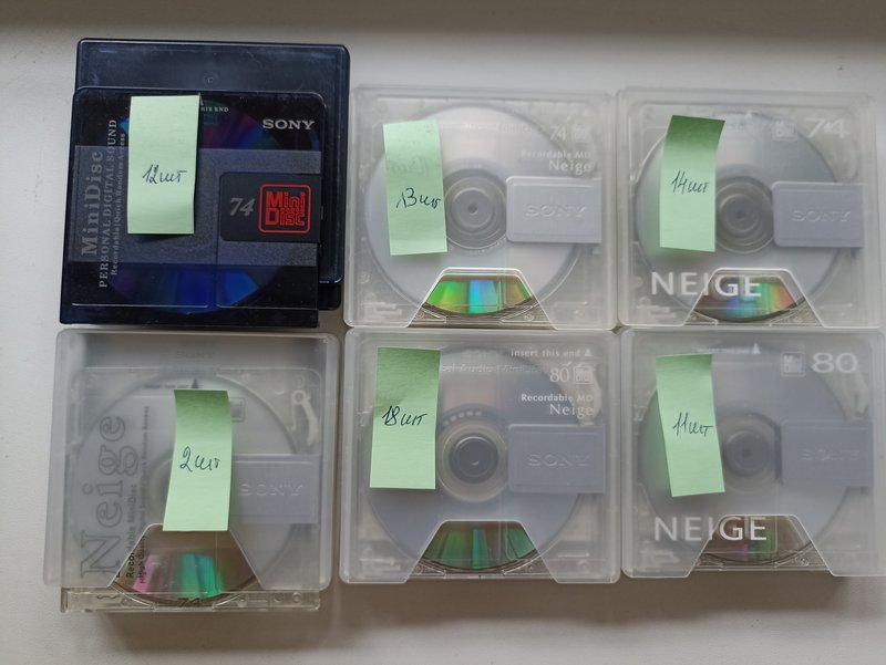  MD диски из Японии