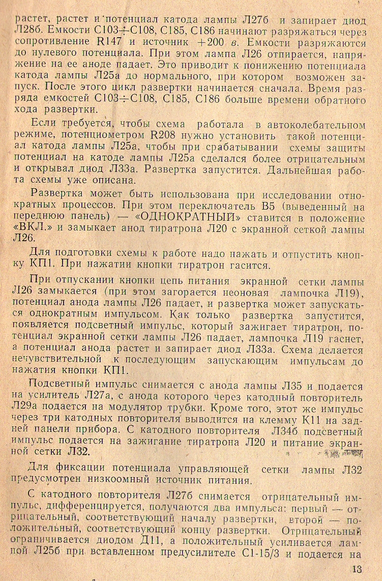 С1-15 , неправильное смещение по горизонтали