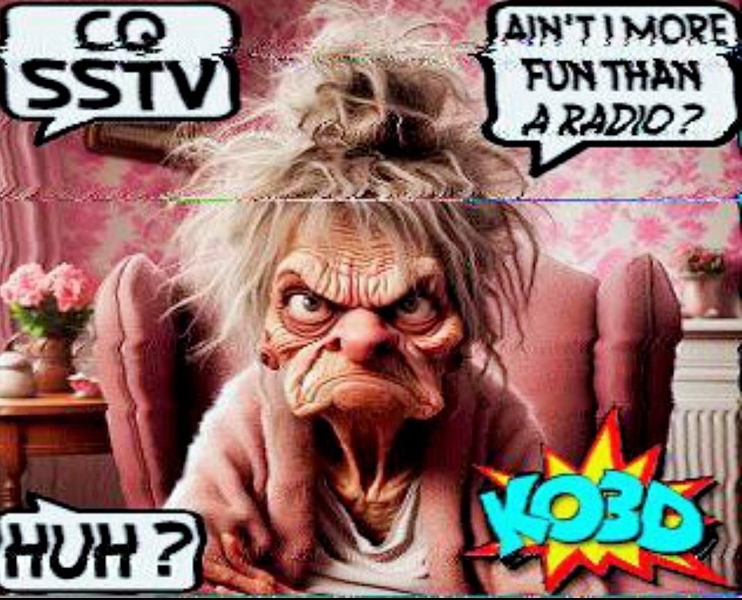 SSTV-телевидение с медленной разверткой.
