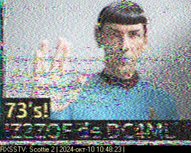 SSTV-телевидение с медленной разверткой.