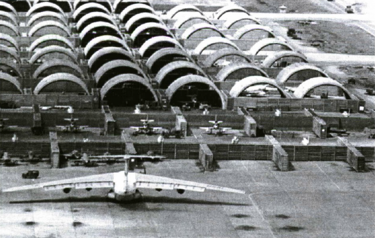 Shelters for aircraft and ammunition 