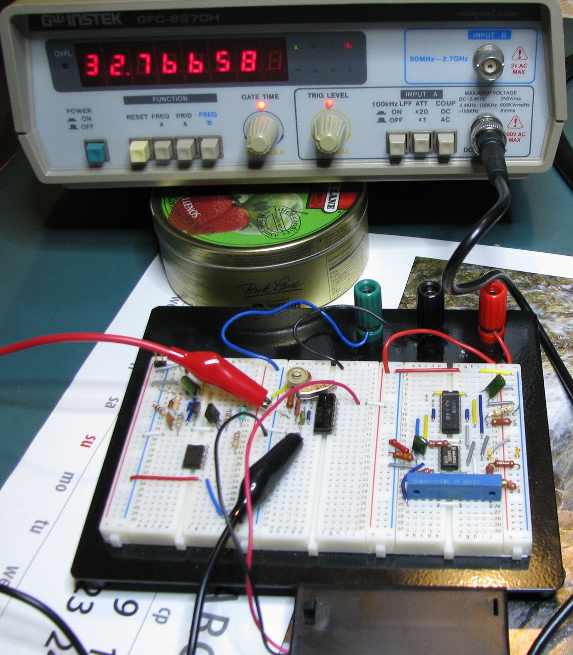  генератор 32768 на к561ла7