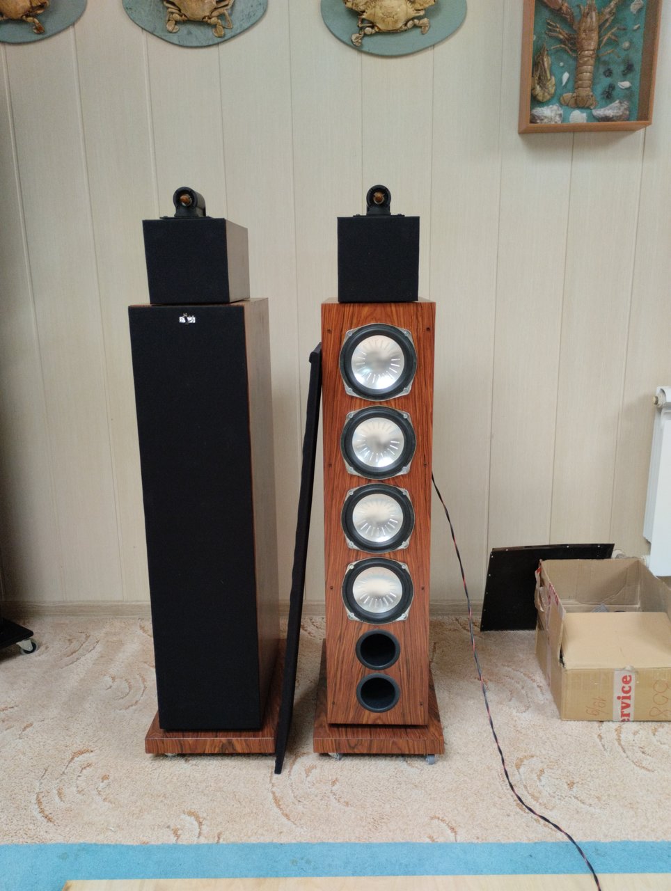  Акустика diatone ds 503, фазоинвертор.