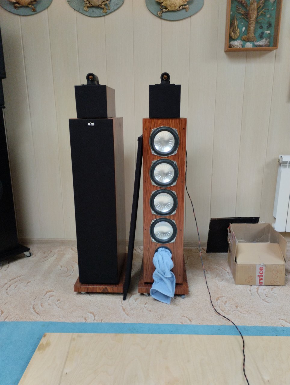  Акустика diatone ds 503, фазоинвертор.