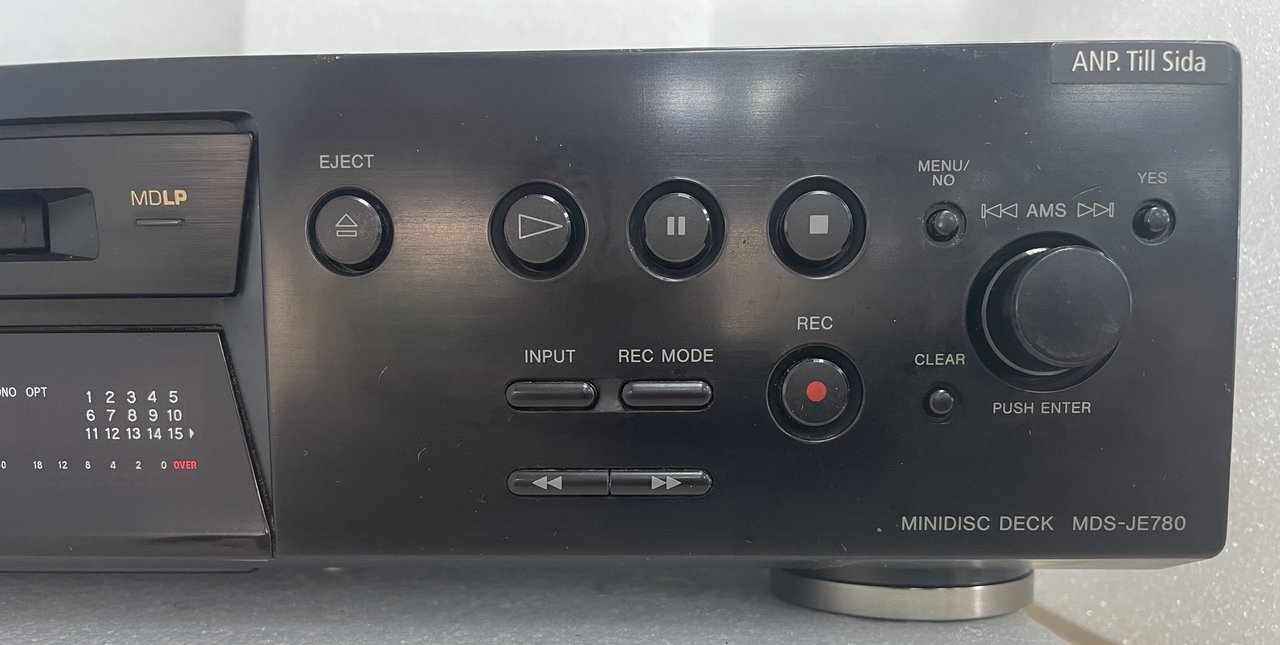  MD recorder Sony MDS JE-780