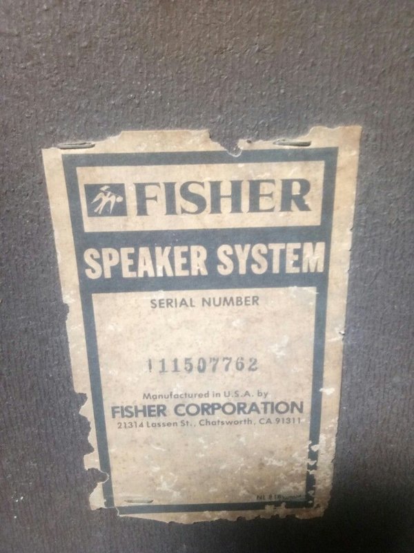не купленный на барахолке fisher.