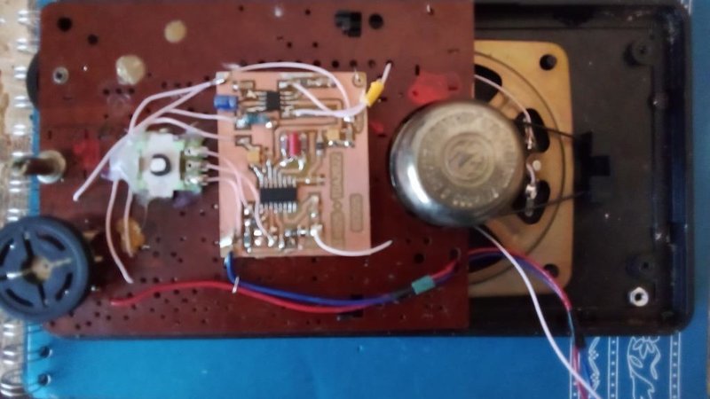 Переделанная Селга 405 на FM диапазон