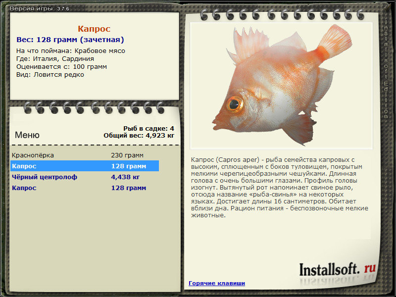 РУССКАЯ РЫБАЛКА Installsoft Edition 