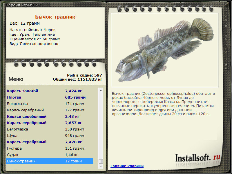 РУССКАЯ РЫБАЛКА Installsoft Edition 