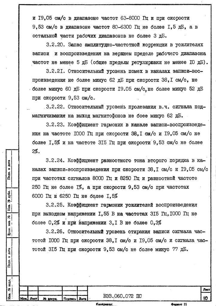  Искажения в аналоговой записи и как их определить.