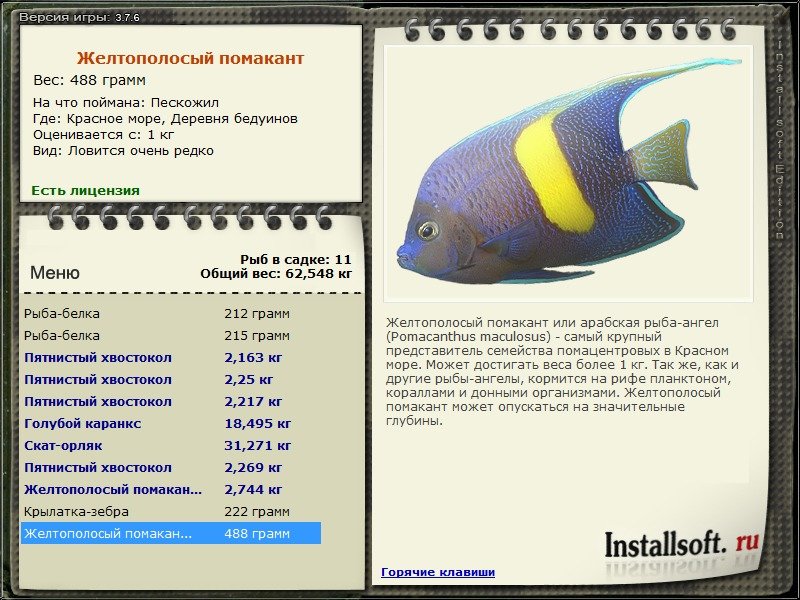 РУССКАЯ РЫБАЛКА Installsoft Edition 