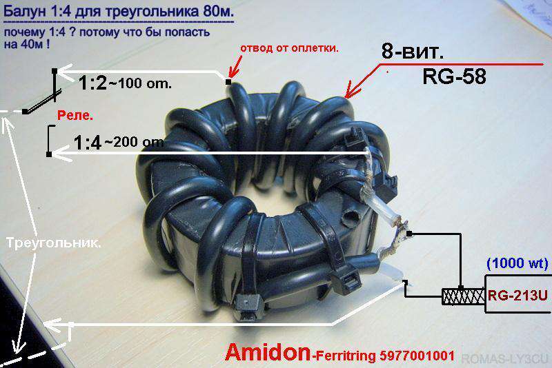 Трансформатор 1 12. Согласующий трансформатор балун 6.1. Согласующий трансформатор для антенны 75 ом. Балун 50ом 1:1. Amidon t200-2 балун 1 9.